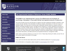 Tablet Screenshot of eabg.bangor.ac.uk