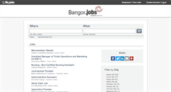 Desktop Screenshot of bangor.jobs
