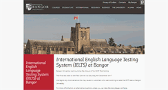 Desktop Screenshot of ielts.bangor.ac.uk