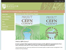 Tablet Screenshot of cefnconwy.bangor.ac.uk